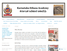 Tablet Screenshot of karnatakaitihasaacademy.org